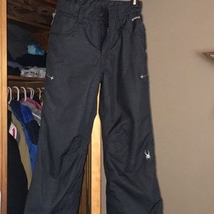 Girls spyder snow pants